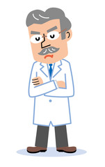 医師　学者　研究者　男性　