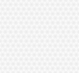 Seamless background. Japanese pattern. Geometric hemp-leaf pattern. （和風背景、麻の葉模様）