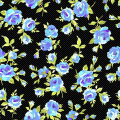 抽象的な薔薇パターン