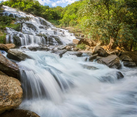 Fototapeta na wymiar Mae Ya waterfall in Doi Inthanon national park