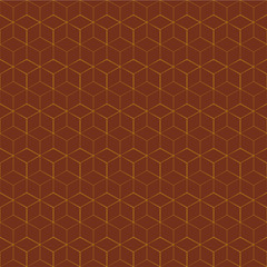 geometric cube seamless pattern