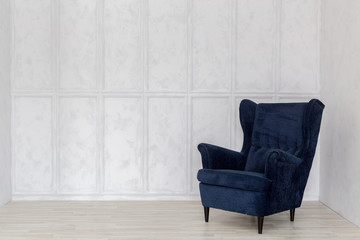 Grey wall, house interior