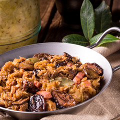 Old Polish traditional bigos
