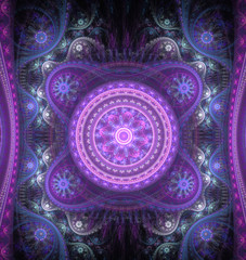 Abstract fractal ornament