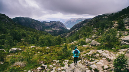 Fototapeta na wymiar Landscapes in mountains. Norway