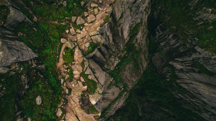 Landscapes in mountains. Norway