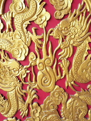 Decorative door dragon,Patterned wooden door