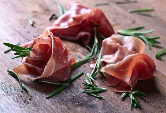 jamon with rosemary