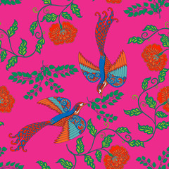 Obraz premium seamless tibet pattern