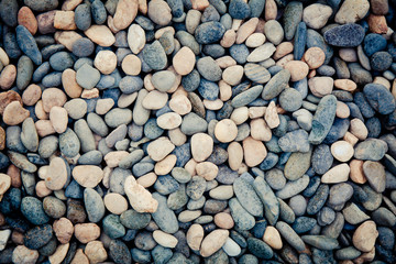 white ,gray ,orange pebbles background