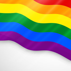 Fototapeta premium LGBT background with rainbow color flag