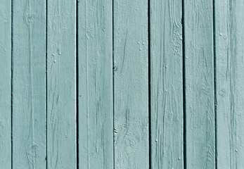 Cyan wooden fence texture.