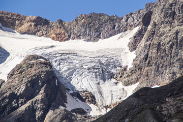 Massif de l'Oisans - Lac des Quirlies - Isère.