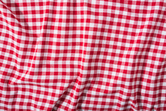 white and red checkered background or texture