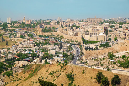 View of Jerusalem city, Israel