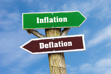 Obraz premium Schild 127 - Inflation