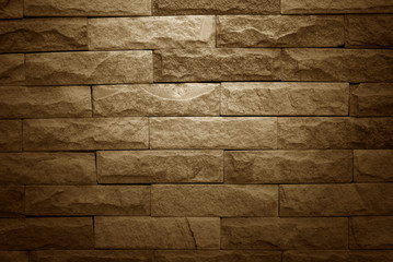 Brown brick wall texture add vignette