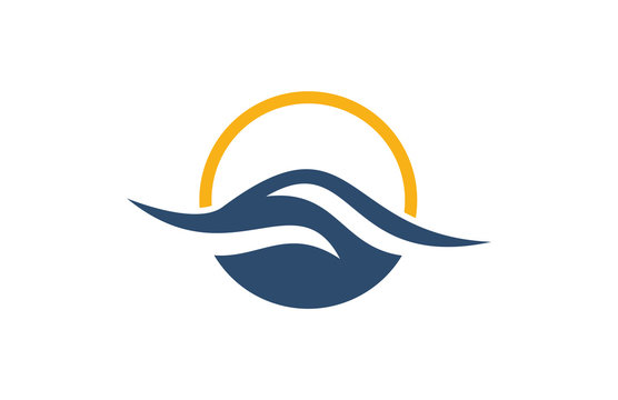 sun wave beach logo