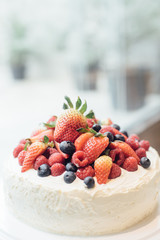 Mix berry cake