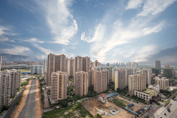 Building in the city