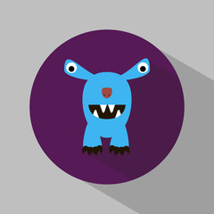Monster icons. Halloween. celebration. All Saints' Day. character. Web. for your design
