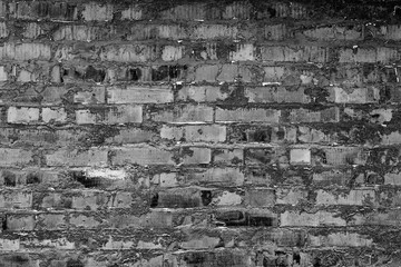 Obraz premium Brick texture with scratches and cracks