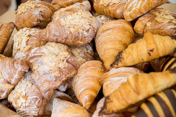 fresh baked cookies fluffy croissants pastries
