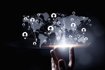 Global connection technologies . Mixed media