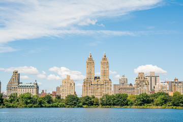 new york skyline from central park