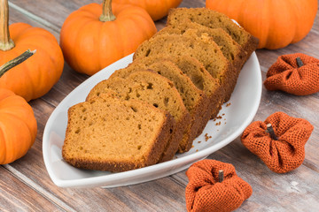 Pumpkin cream cake.