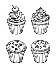  muffins and cupcakes
