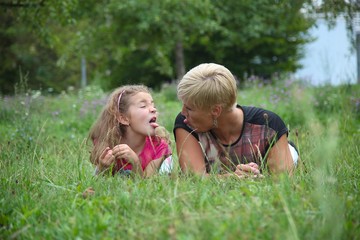 Fototapeta premium Mutter und Kind
