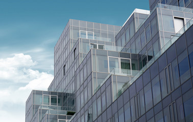 Fototapeta premium Modern architecture corporate offices building 
