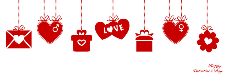 Valentine's day border