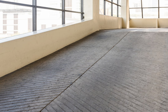 Empty Parking Deck With Ramp I