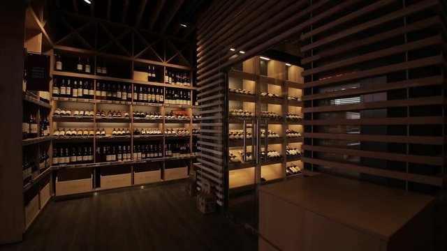 Room for storing wine