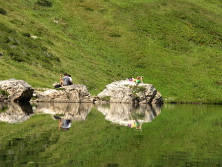 rast am bergsee