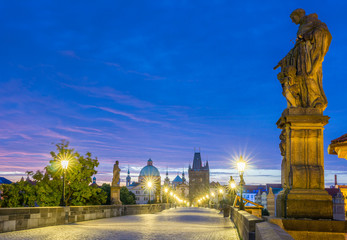 Obraz premium On the Charles Bridge