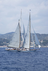 Obraz na płótnie Canvas Classic yacht regatta
