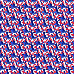 Fototapeta premium French flag seamless pattern.Flag of France background usable for decoration, textile or paper prints, scrapbooks,planner supplies.
