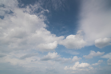 Naklejka na ściany i meble Clouds and blue sky background.