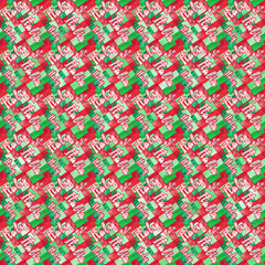 Fototapeta na wymiar Italian flag seamless pattern.Flag of Italy background usable for decoration, textile or paper prints, scrapbooks,planner supplies.