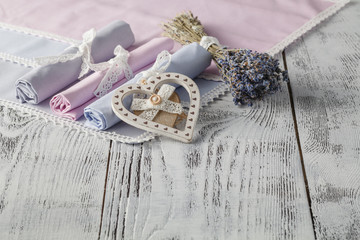 shabby chic table serving