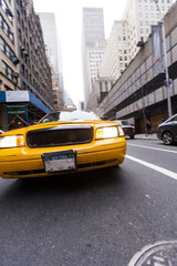 Fototapeta na wymiar Manhattan Taxi