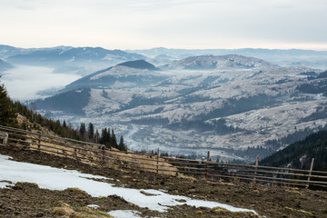 Carpathians in the morning