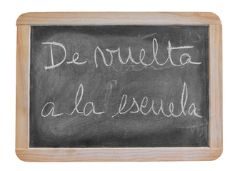 Obraz premium De vuelta a la escuela