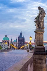 Poster The Charles Bridge walkway