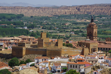 Obraz premium Alcazaba (a Moorish fortress) in Guadix, Andalusia, Spain