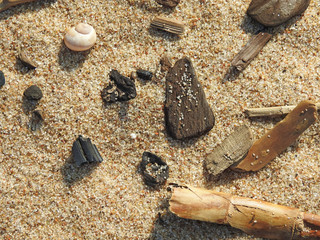 Abstract texture in cold colors of sand