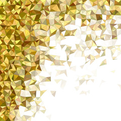 Diffuse triangle mosaic vector background design